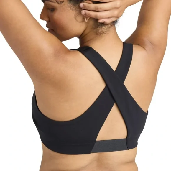 *NWT* $40 allbirds Women's Natural Sports Bra Black - Picture 2 of 3